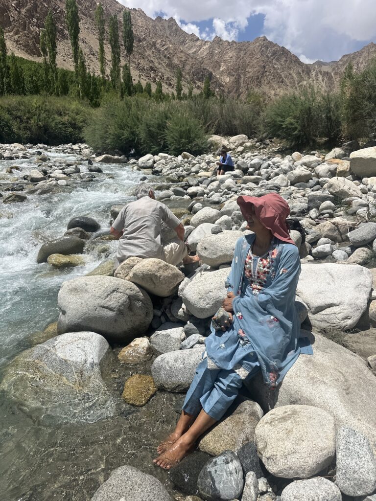 Spending time at the river, Saspochey, Ladakh