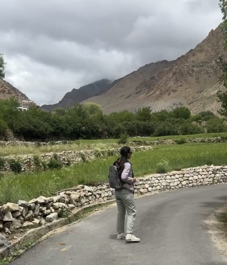 Strolling around the beautiful village Saspochey, Saspol, Ladakh